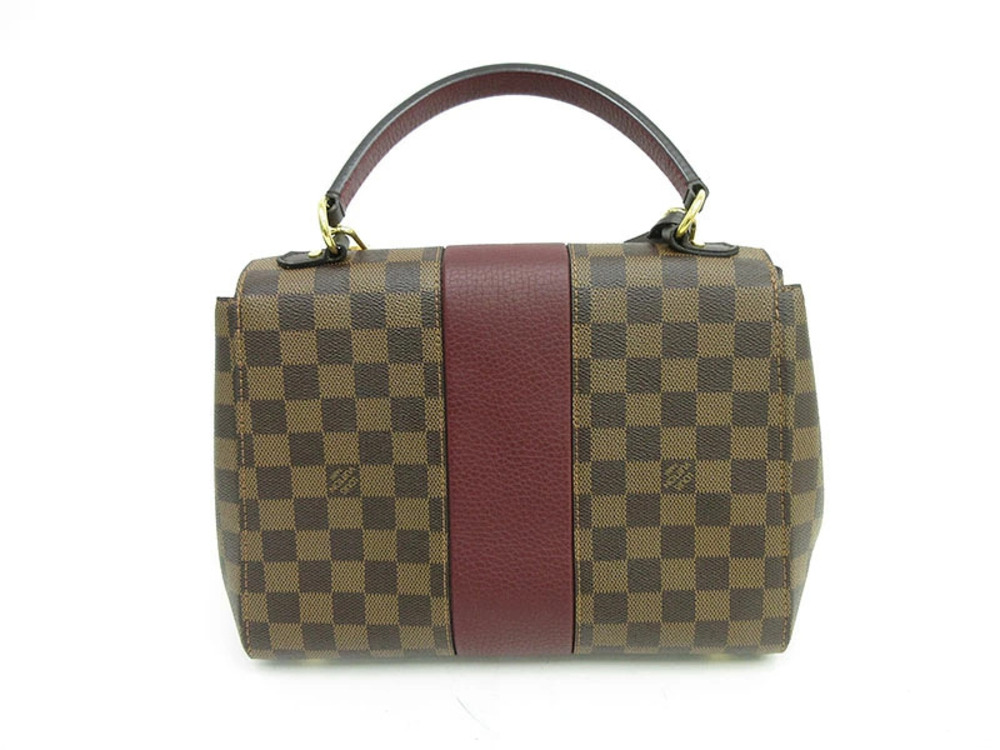 Louis Vuitton Long Crossbody Shoulder Bag Street Bond Bordeaux Handbag Damier